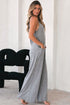 Loose Fit Side Pockets Spaghetti Strap Wide Leg Jumpsuit